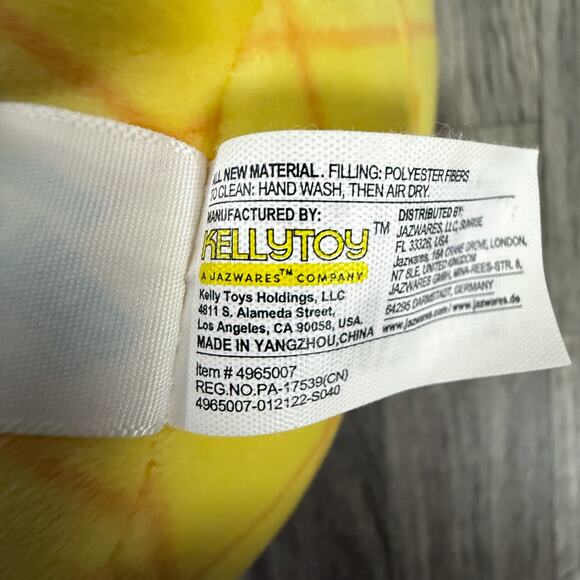 Squishmallows Pineapple Penguin 12” Plush Kellytoy Jazwares Stuffed Animal Toy - Picture 3 of 4